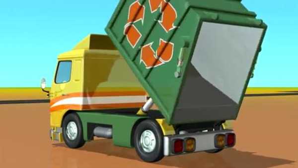 环卫车垃圾车动画片视频